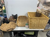 Decorative wicker baskets and wicker items