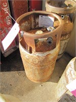2 - 30 gallon steel propane tanks for forklifts