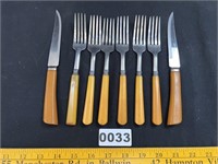 Bakelite Butterscotch Flatware