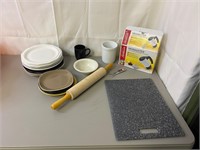 Hand Mixer, Rolling Pin, Plates & More