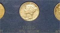 1935 D Mercury Dime From A Set