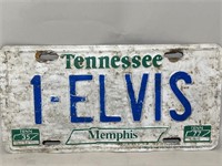 Elvis Memphis License Plate