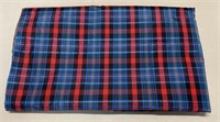 2.6 METERSX48 INCH WIDE PLAID FABRIC GOLD THREAD