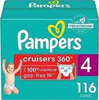 *sealed* Pampers Cruisers 360 Diapers Size 4 116