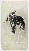 Coin 5 Troy Ounce Year of the Goat Silver Bar