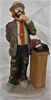 EMMETT KELLY CLOWN FIGURINE*FLAMBRO