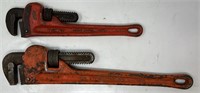 Rigid 18” & 12” Pipe Wrenches