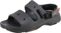 NWT Crocs All Terrain Sandals Black Sz 10 Mens