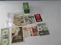 Lot Vintage Coleman Funnel & Paperwork