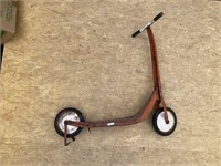 Vintage Western Flyer metal scooter , kickstand