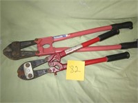 2 Pair Bolt  Cutters (24" & 18")