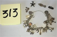 Silver Charm Bracelet