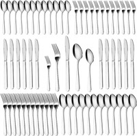 Bestdin Silverware Set for 12, 60-Piece Spoons and