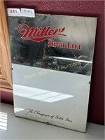 Miller High Life Advertising Mirror, Milwaukee, WI