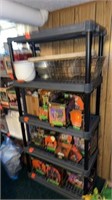 PLASTIC SHELVING UNIT-CONTENTS NOT INCLUDED