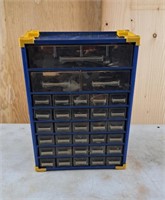 Small Hardware Organizer with contents