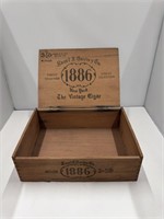 Samuel J Davis 1886 the Vintage Cigar Box