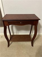 Accessory table with drawer