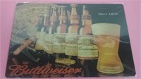 Budweiser Beer Metal Sign