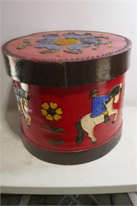 Folk Art Cheese Box