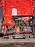 Milwaukee M18 2 tool combo kit with case