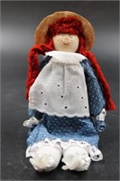 VINTAGE WEIGHTED ANNE OF GREEN GABLES DOLL