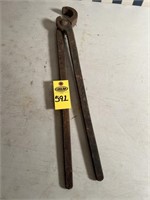 Antique Blacksmith Metal Working Tool 24"