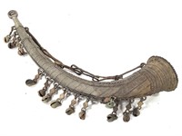 India Brass Decorative Horn, Todi Baja