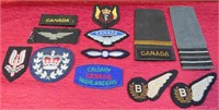 Canada Lot 10 Military Insignias & Epaulettes