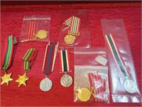 Canada Lot 8 Mini War Medal Dress Uniform Insignia