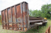 1981 Pulman 40' flatbed trailer, NO title