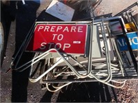 Large Qty of Road Works Signage
