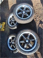 4 CSA 5 Stud Rims & 235/55/ZR18 Tyres Var Brands