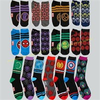 Marvel mens 15 days of socks size 6-12