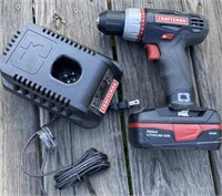 Craftsman Drill, Battery & Charger