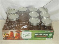 9 Canning Jars (1 Pint)