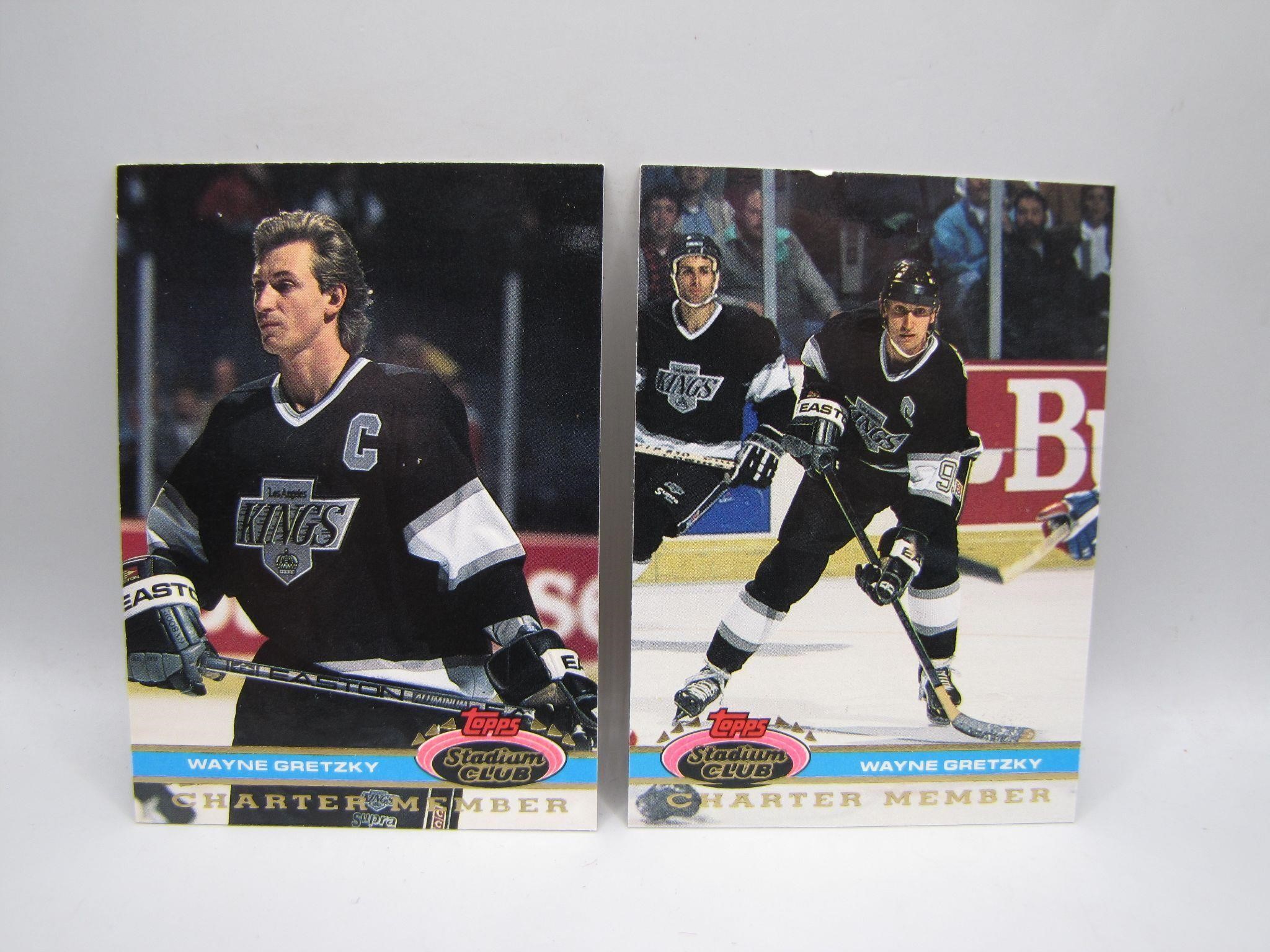 Pair of 1991 Wayne Gretzky Hockey Card
