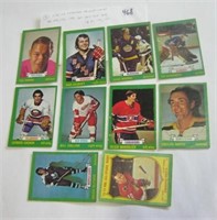 10-  1972-73 Opeechee Hockey Cards