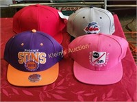 4 ball cap hats pink dolphin, pink abc sports+