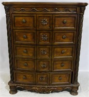 Fancy carved decorative chest