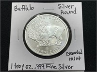 Elemental Mint Buffalo Silver Round