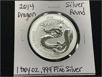 2014 Dragon Silver Round