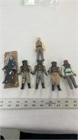 Star Wars collectable figurines.
