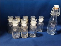 Vintage Wagner Glass Spice Jars & More