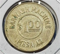 Car wash machine token