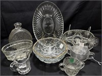 Assorted Crystal Serving Dishes