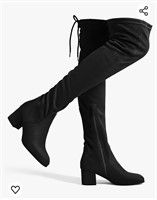 ($110) DREAM PAIRS womens Knee High Boots, 7.5