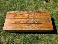 Hamilton Brown Shoe Co. Shipping Crate