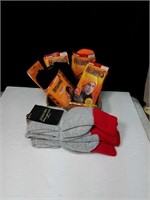 Nice hot hands collection and thermal lined socks