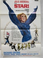 The Star 1968 Julie Andrews Tri-Fold Movie Poster